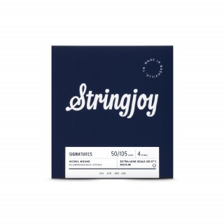 Stringjoy SIGNATURE Extra Long Scale Nickel Wound 50-105 鎳纏繞 4弦電貝斯套弦 STRSJ-BA50105XL